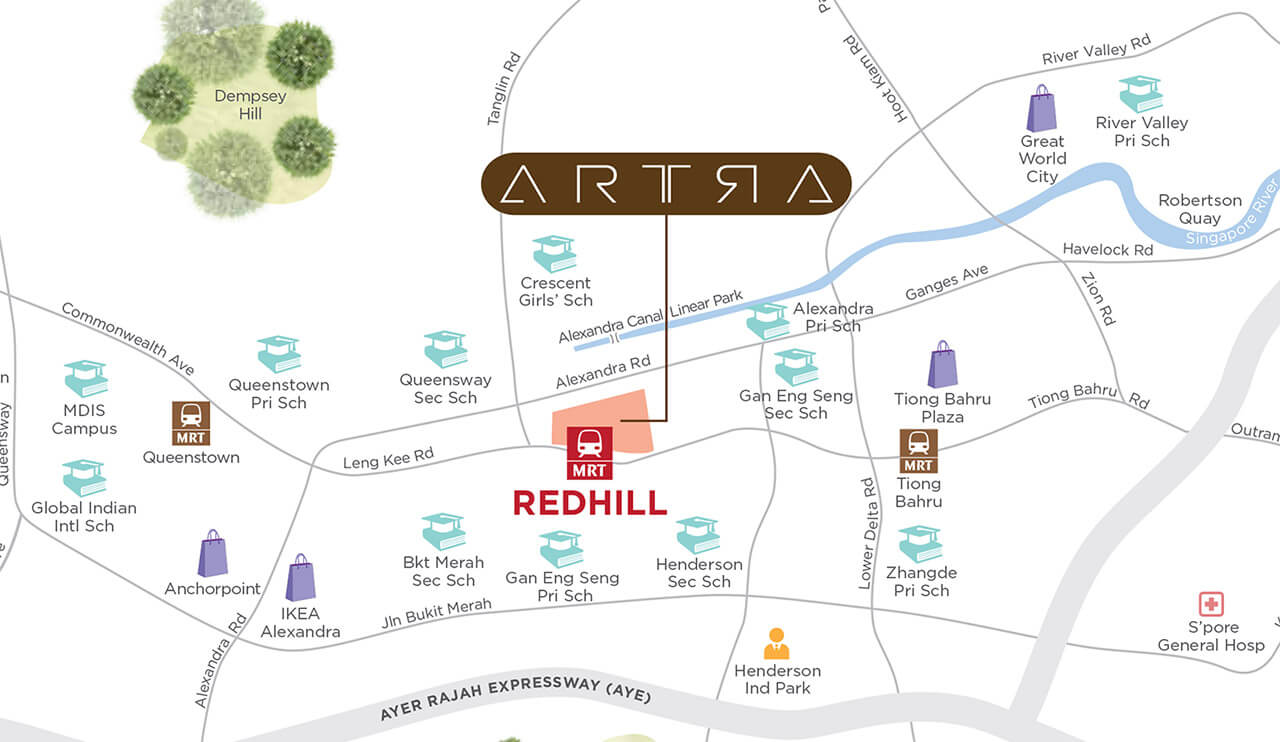 Artra-Condo-Location-Map