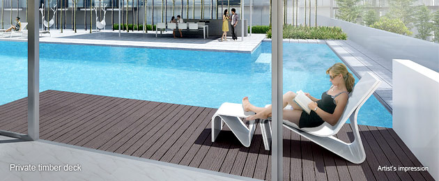 UP@Robertson Quay_Private Timber Deck