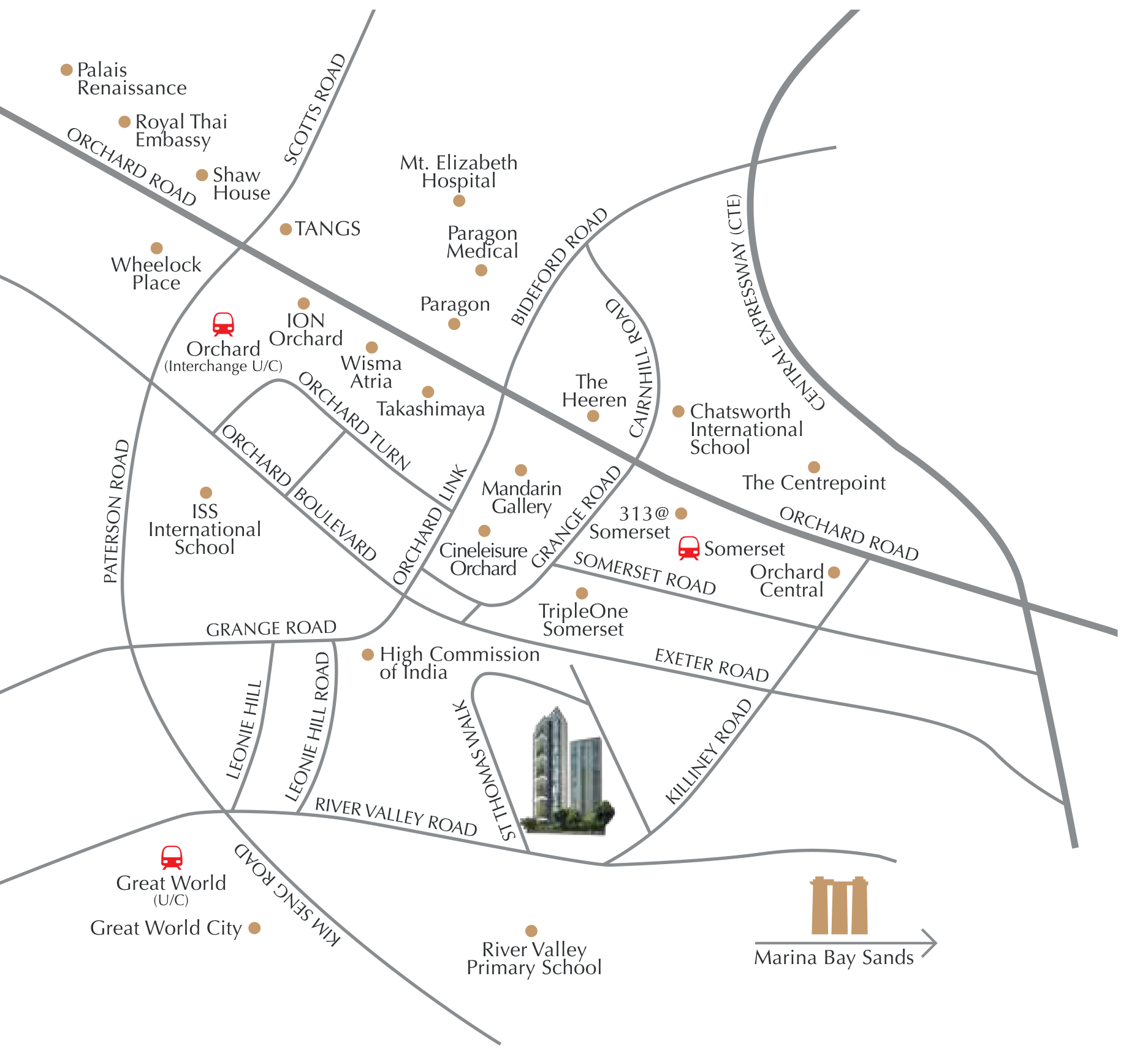 8 St Thomas_location
