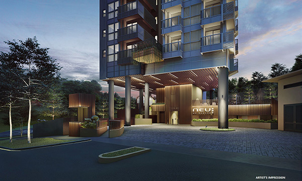 Neu_Entrance_night view